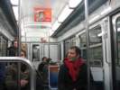 Interiér soupravy na lince 10 (typ soupravy: MF67)